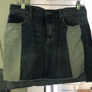 Multicolored Jean skirt - never worn!